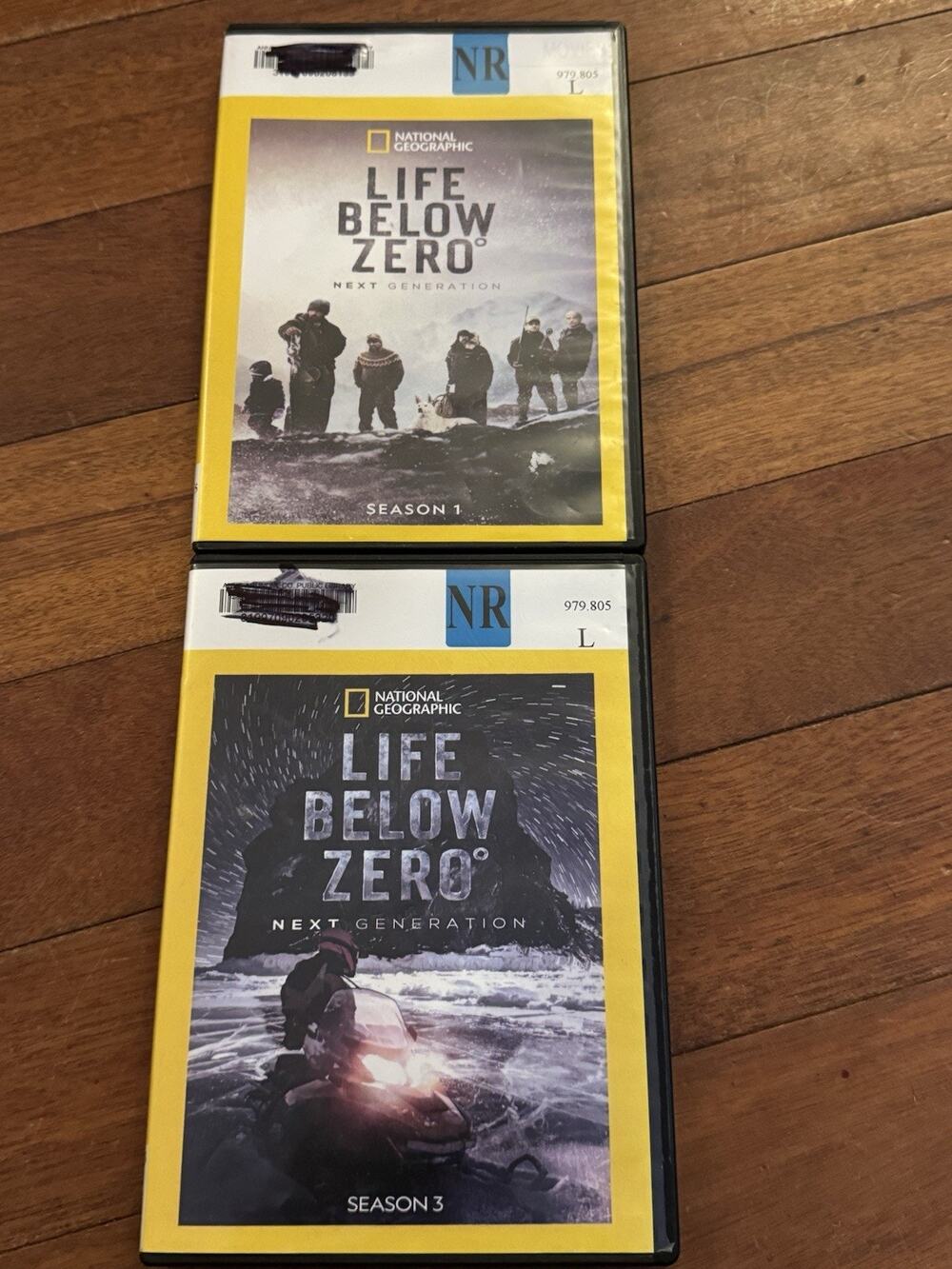 Lot Life Below Zero: Next Generation Season 1 & 3 DVD National Geographic Set